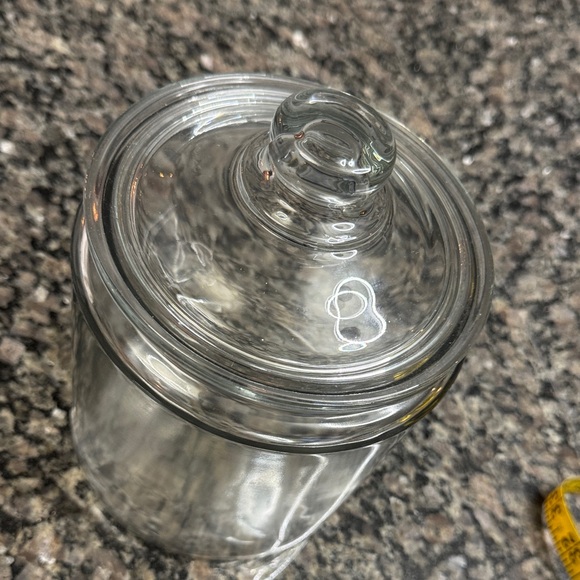Clear Glass Storage Jar with Lid - Picture 6 of 6